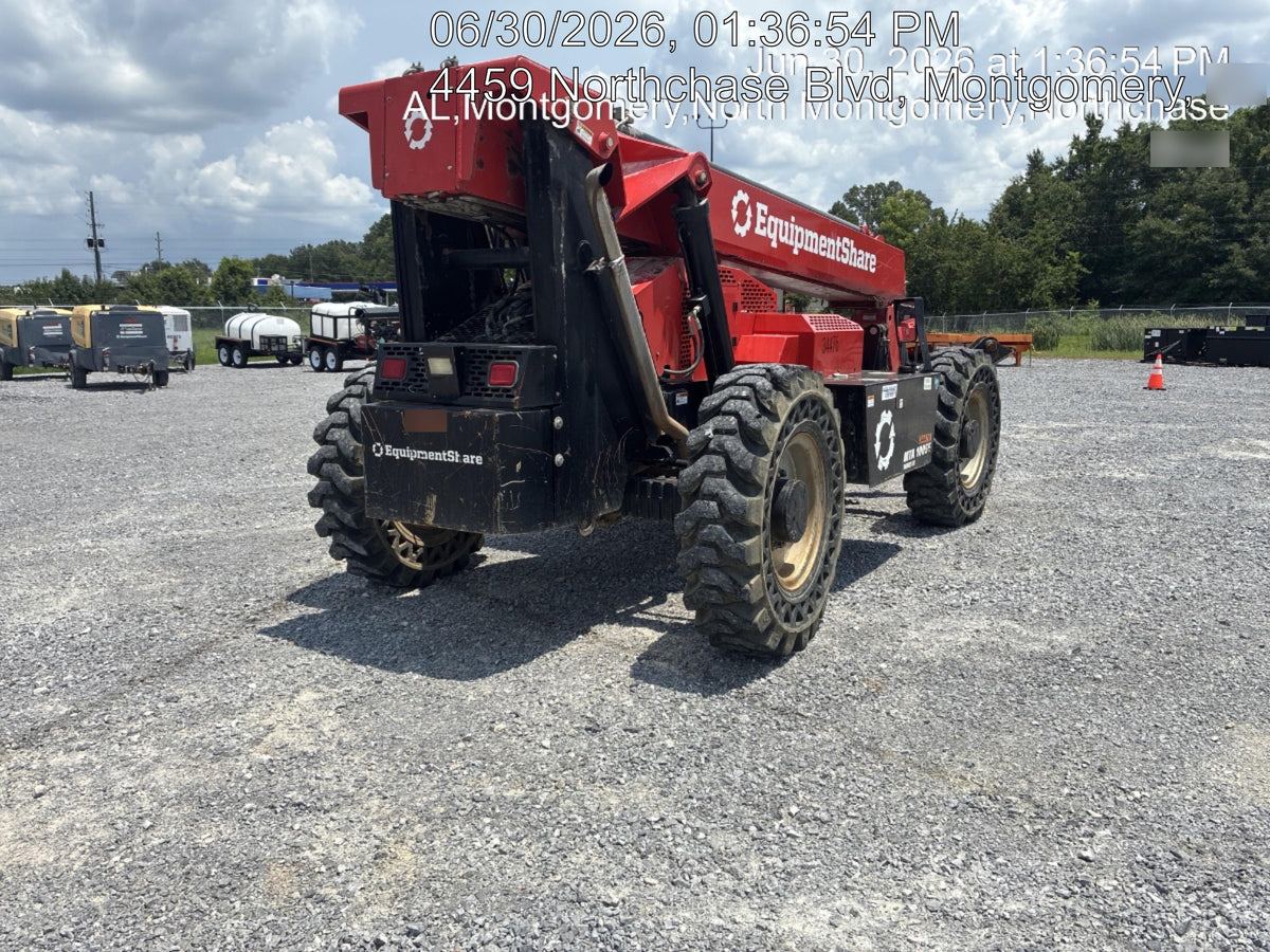 2019 Manitou MTA10055 Canopy, 120 HP, Solid Tires, Work Lights, Lift Hook, Auxiliary Hydraulics 66" Carriage and 60" Forks