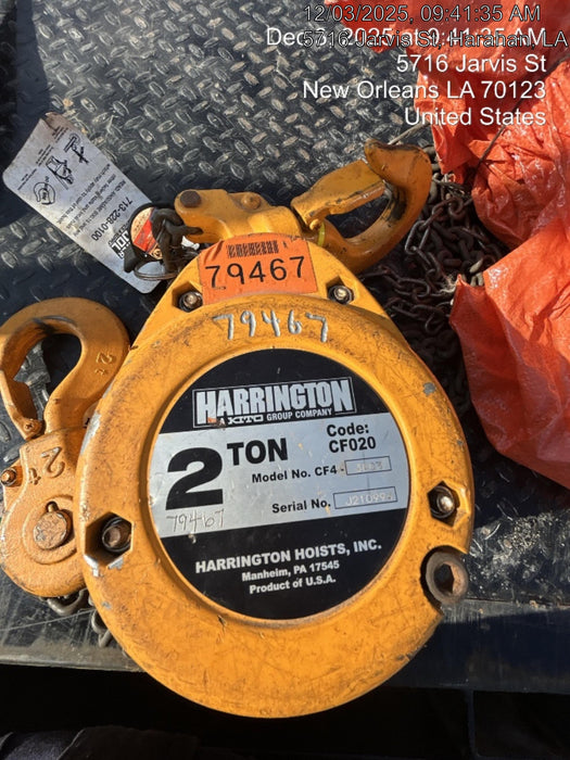 2020 HARRINGTON CF020-10