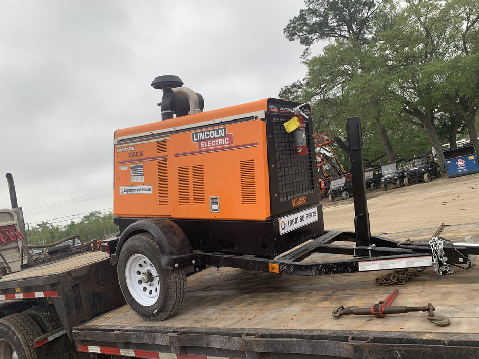 2021 Lincoln Electric Vantage 549X Ready Pak 3, ORANGE (includes trailer, cable rack, fender light kit)