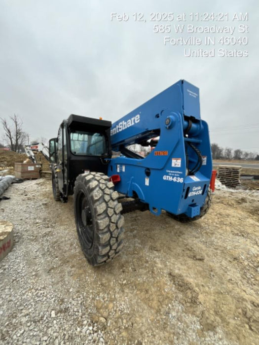 2025 Genie GTH-636 74Hp Dsl, Cab/Heat/Air, FF Tires, LED WL, Bcn, L Hook, T3 + Access Control,