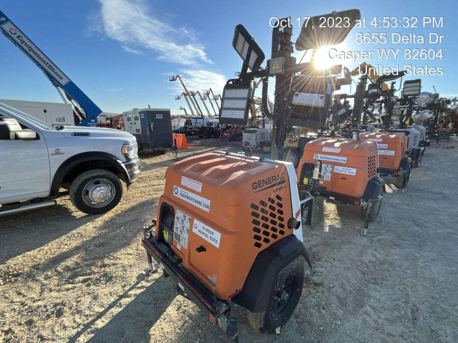 2023 Generac MLT2 Diesel, Flex Switch 120V Input, Powerzone Controller, (4) 320W LED Lights, 4kW Generator, 39.9 Gal Fuel Tank, 2" Ball, T3