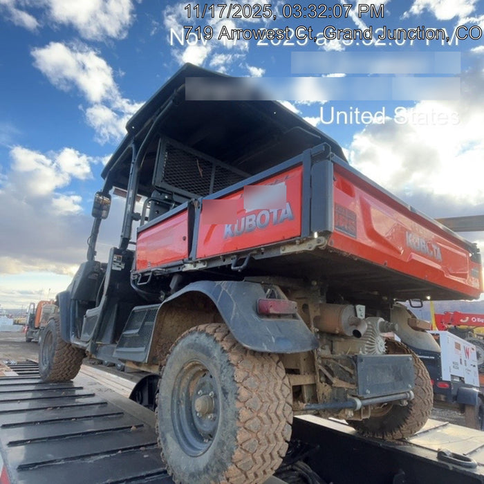 2020 Kubota RTV-X1140W-H Canopy, 4-Seater, Diesel, Windshield Acrylic Clear, Strobe Light, Backup Alarm