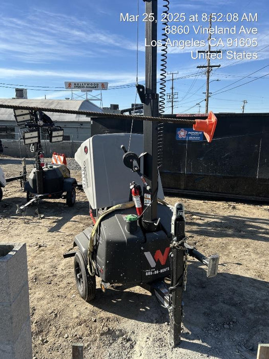 2024 Wacker Neuson LTT4 Diesel, Kohler KDW702, Deep Sea Controller, Auto Start, LED 320W, Bypass Outlet, T3