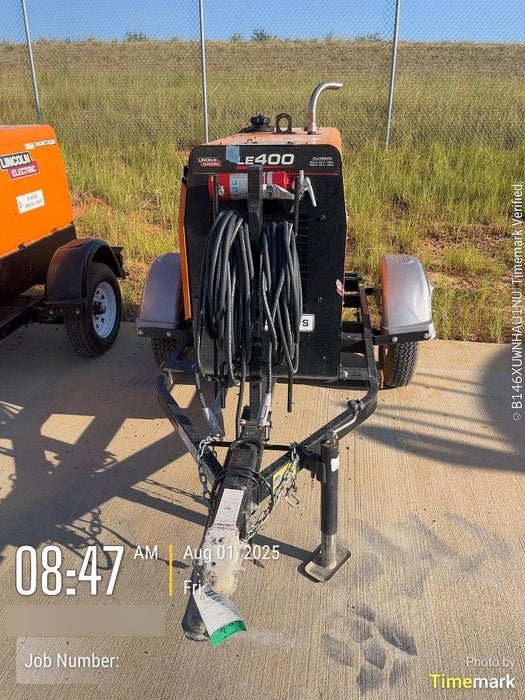 2022 Lincoln Electric LE400 Kubota V1505, Trlr, Cable Rack, Light Kit, ES Decals, T3