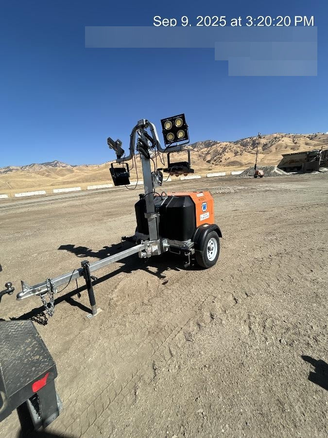 2024 Wanco WLTT-4MM4K Diesel, Deep Sea Controller, Shore Power Plug, Auto Start, (4) 350W LED Floodlights, 4kW Generator, 60 Gal Fuel Tank, 2" Ball, T3