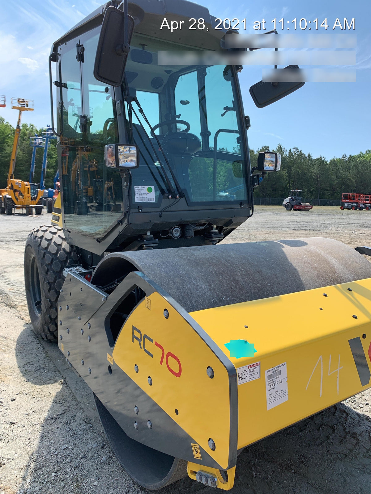 2021 WACKER NEUSON RC70