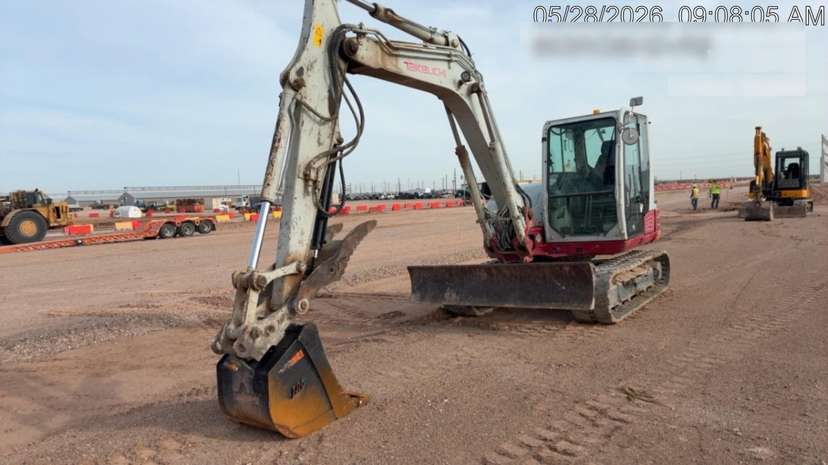2019 Takeuchi TB290 Takeuchi TB290 Cab/Heat/AC w/Rubber Tracks, Auxiliary Hydraulics, Dozer Blade, Manual QC, 18/24/36" Buckets, Hydraulic Thumb Installed
