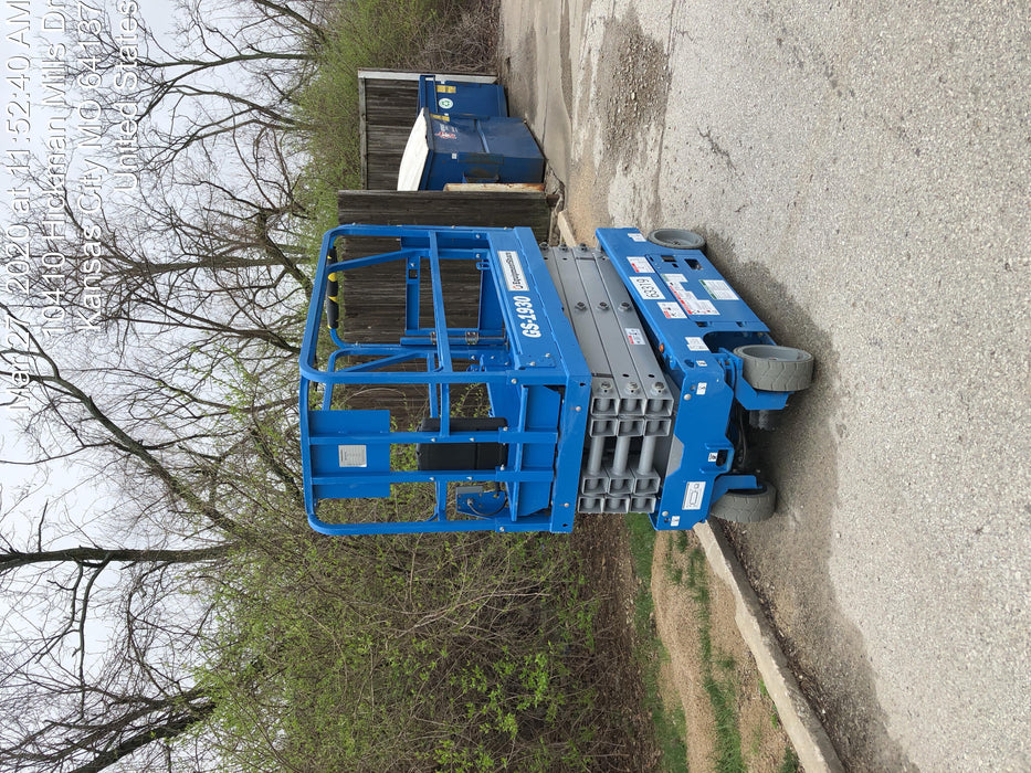 2020 Genie GS-1930 Solid Non Marking Tires, Beacon, Folding rails with half height swing gate