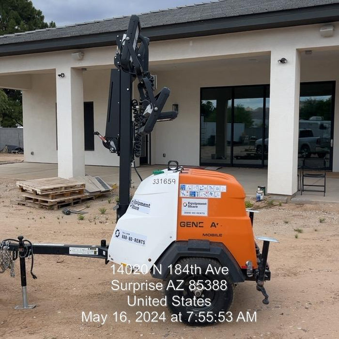 2023 Generac MLT2 Diesel, Flex Switch 120V Input, Powerzone Controller, (4) 320W LED Lights, 4kW Generator, 39.9 Gal Fuel Tank, 2" Ball, T3