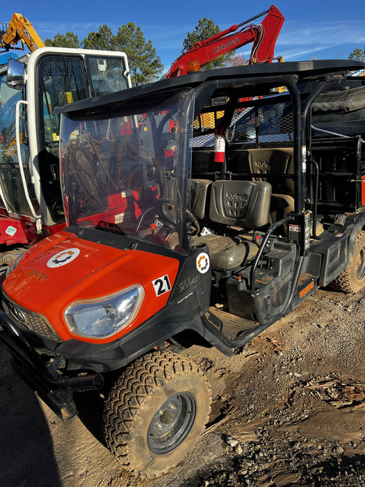 2022 Kubota RTV-X1140W-H Plastic Canopy, Windshield Acrylic Clear, LED Strobe Light, Wire Harness Kit, Back up Alarm
