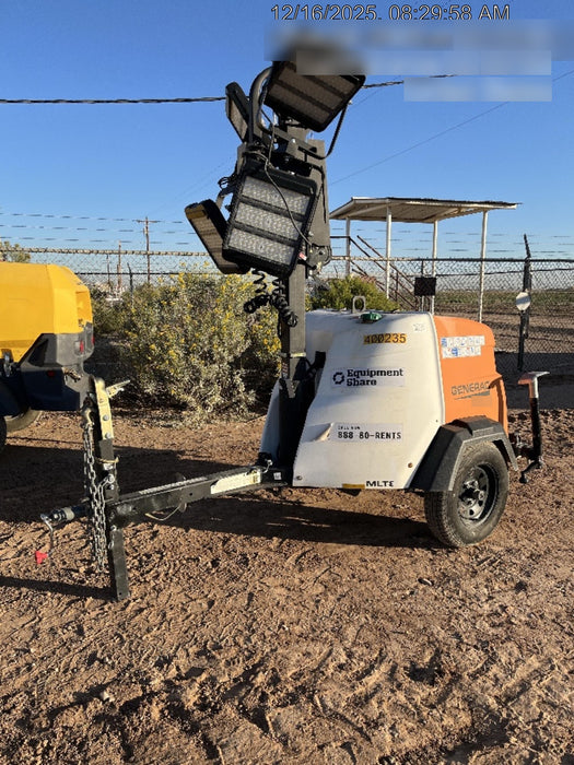 2024 Generac MLT2 Diesel, Flex Switch 120V Input, Powerzone Controller, 
(4) 320W LED Lights, 4kW Generator, 39.9 Gal Fuel Tank, 2" Ball, T3