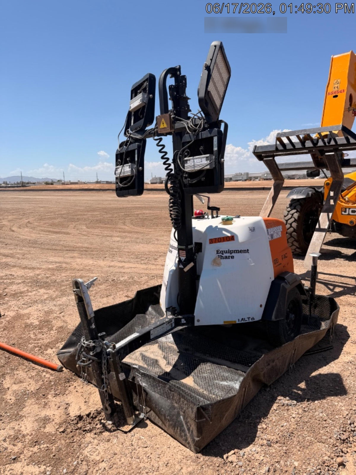 2023 Generac MLT2 Diesel, Flex Switch 120V Input, Powerzone Controller, 
(4) 320W LED Lights, 4kW Generator, 39.9 Gal Fuel Tank, 2" Ball, T3