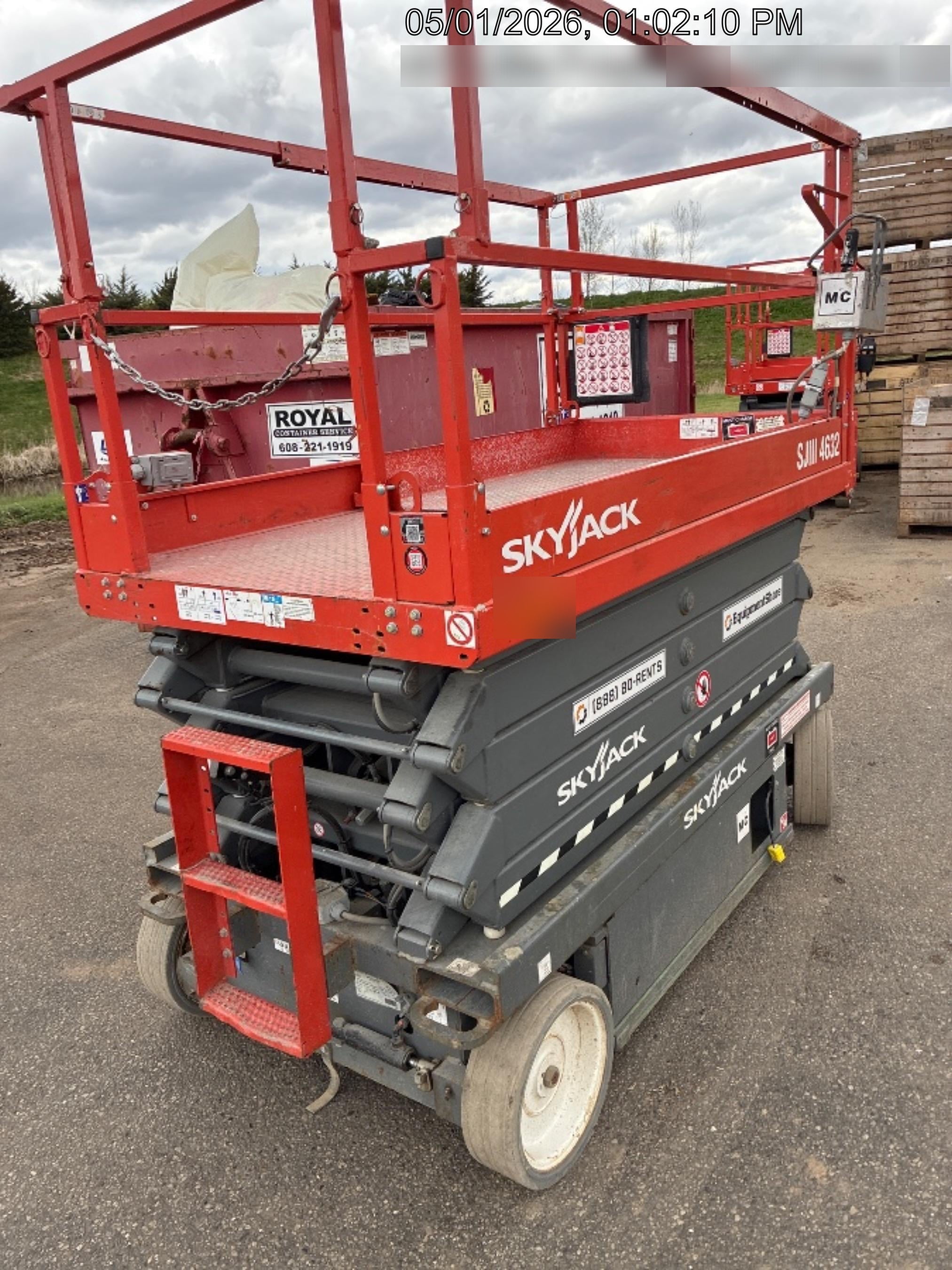 2018 Skyjack SJIII-4632 Standard Rental Specs