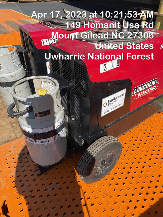 2021 Lincoln Electric Ranger 305 LPG K3430-1, Ranger 305 LPG, Undercarriage, Tank Holder & Strap, 10kw AC Gen, 25hp Kohler LPG Eng