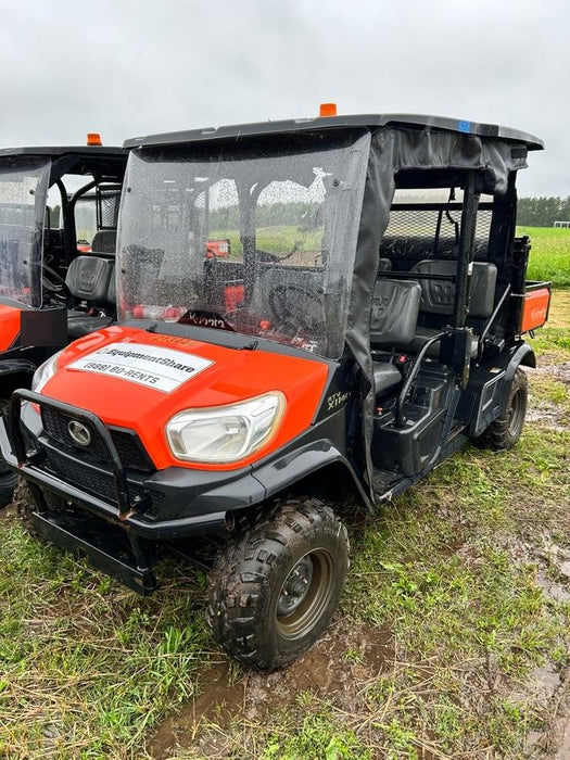 2022 Kubota RTV-X1140W-H Plastic Canopy, Windshield Acrylic Clear, LED Strobe Light, Wire Harness Kit, Back up Alarm