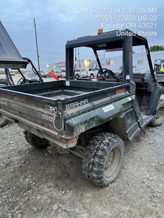 2021 Yanmar YU1000 Canopy, Steel Wheel, Poly WindShield, Beacon, Backup Alarm