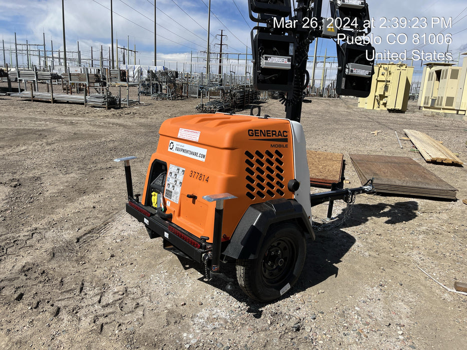2023 Generac MLT2 Diesel, Flex Switch 120V Input, Powerzone Controller, 
(4) 320W LED Lights, 4kW Generator, 39.9 Gal Fuel Tank, 2" Ball, T3