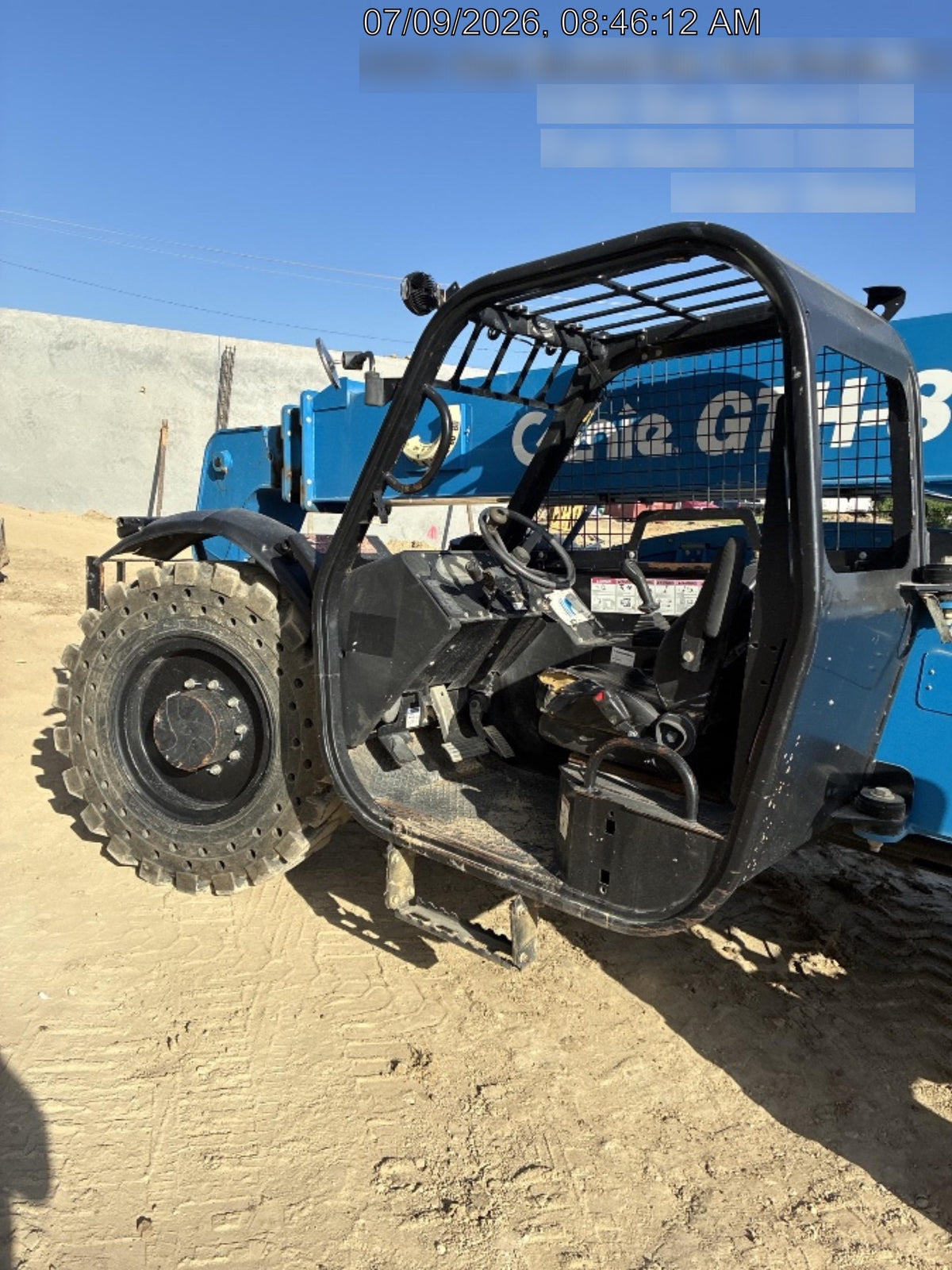 2017 Genie GTH-844 Genie GTH 844, Solid Tires, 60" carriage, Open ROPS - SN GTH08E-10880