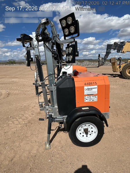 2024 Wanco WLTT-4MM4K Diesel, Deep Sea Controller, Shore Power Plug, Auto Start, (4) 350W LED Floodlights, 4kW Generator, 60 Gal Fuel Tank, 2" Ball, T3