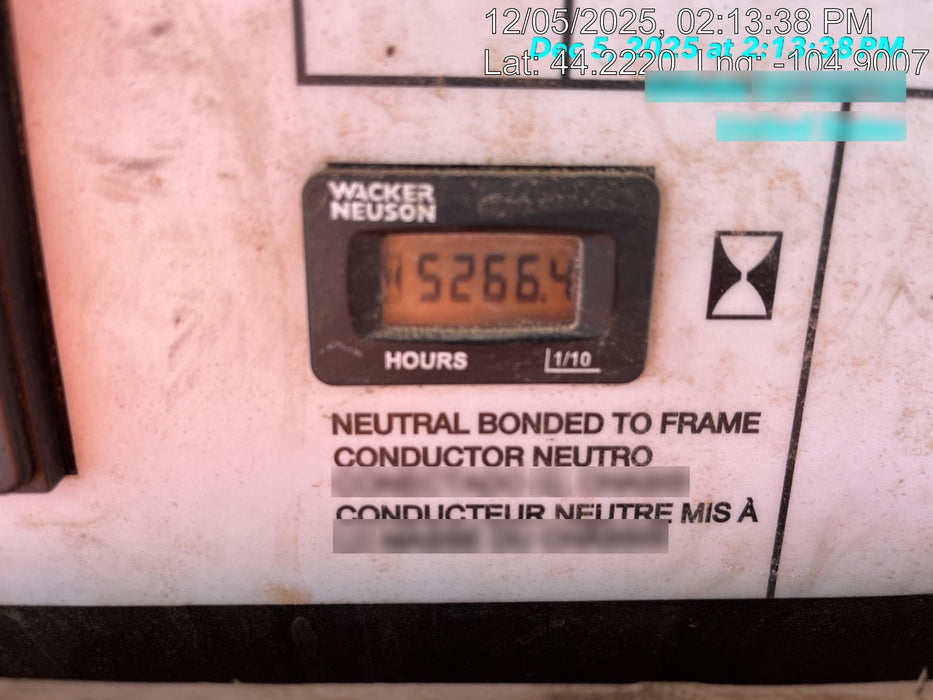 2018 Wacker Neuson LTV6L-MH Wacker Neuson LTV6L Mobile Light Tower w/Fuel Level Sensor Installed