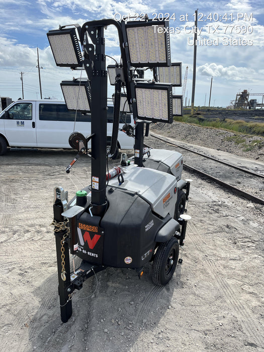 2024 Wacker Neuson LTT4 Diesel, Kohler KDW702, Deep Sea Controller, Auto Start, LED 320W, Bypass Outlet, T3