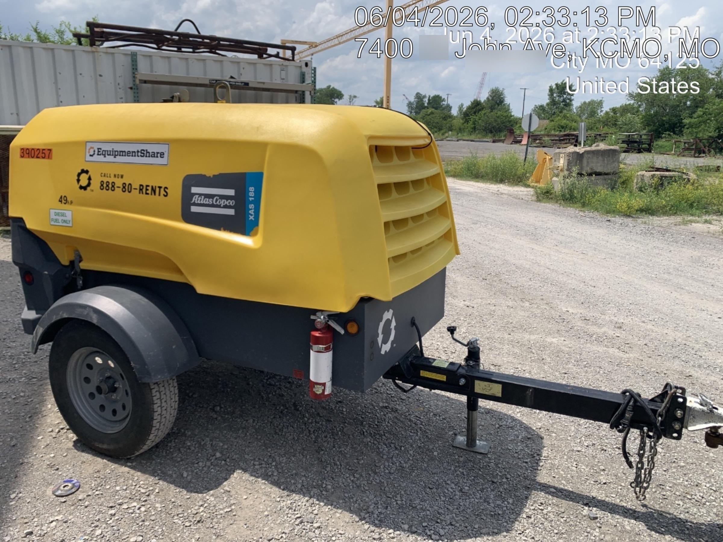 2023 ATLAS COPCO XAS188 CWK