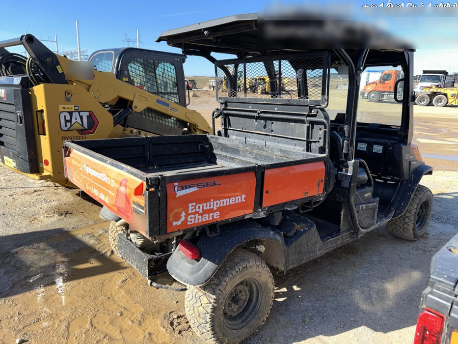 Kubota RTV-X1140W-H Kubota RTVX1140WH 4wd Utility Cart, LED Strobe, Windshield Tempered Glass, Pastic Canopy, Wire Harness Kit, Backup Alarm