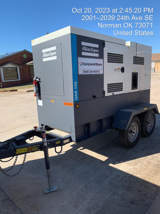 2022 ATLAS COPCO QAS 125