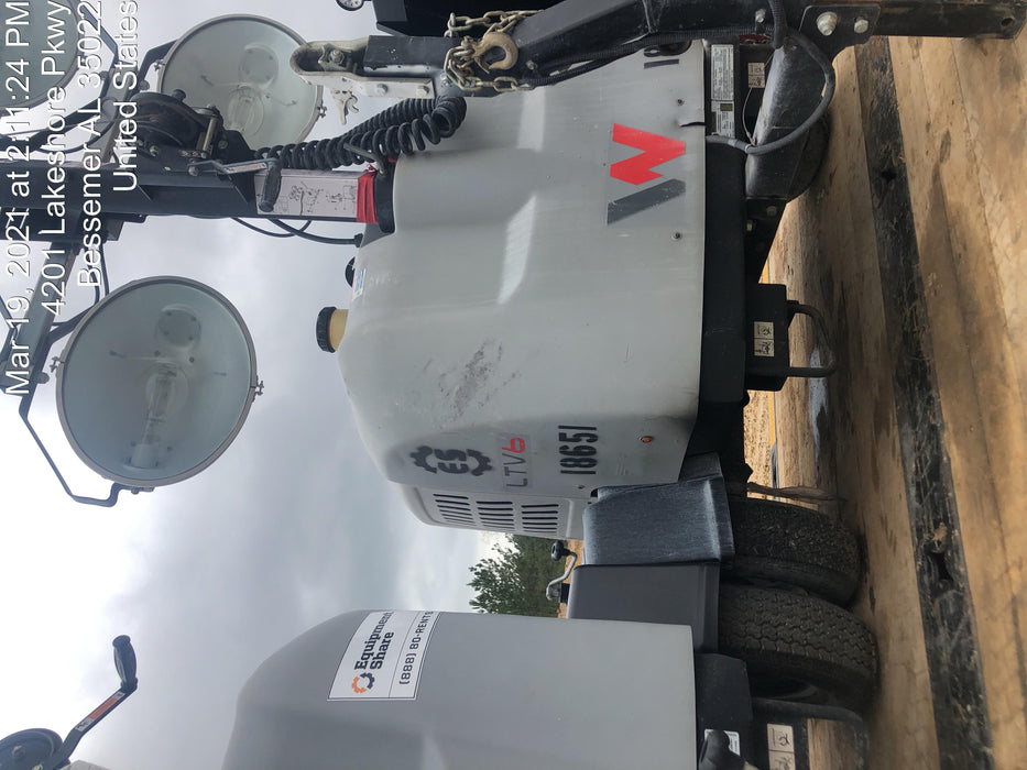 2018 Wacker Neuson LTV6L-MH Wacker Neuson LTV6L Mobile Light Tower w/Fuel Level Sensor Installed