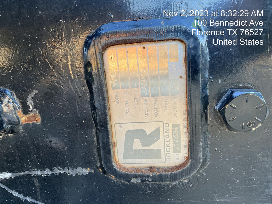 2022 ROCKLAND 36" Compaction Wheel 55k - 65k