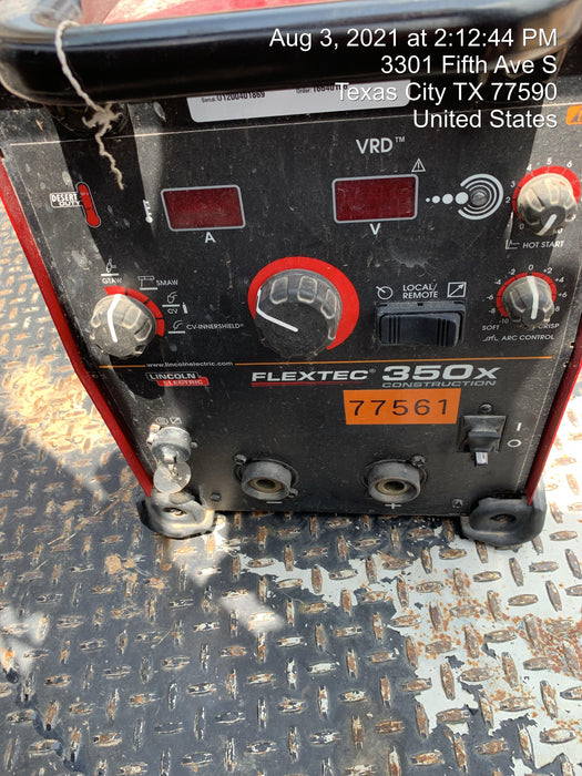 2020 LINCOLN ELECTRIC FLEXTEC 350X