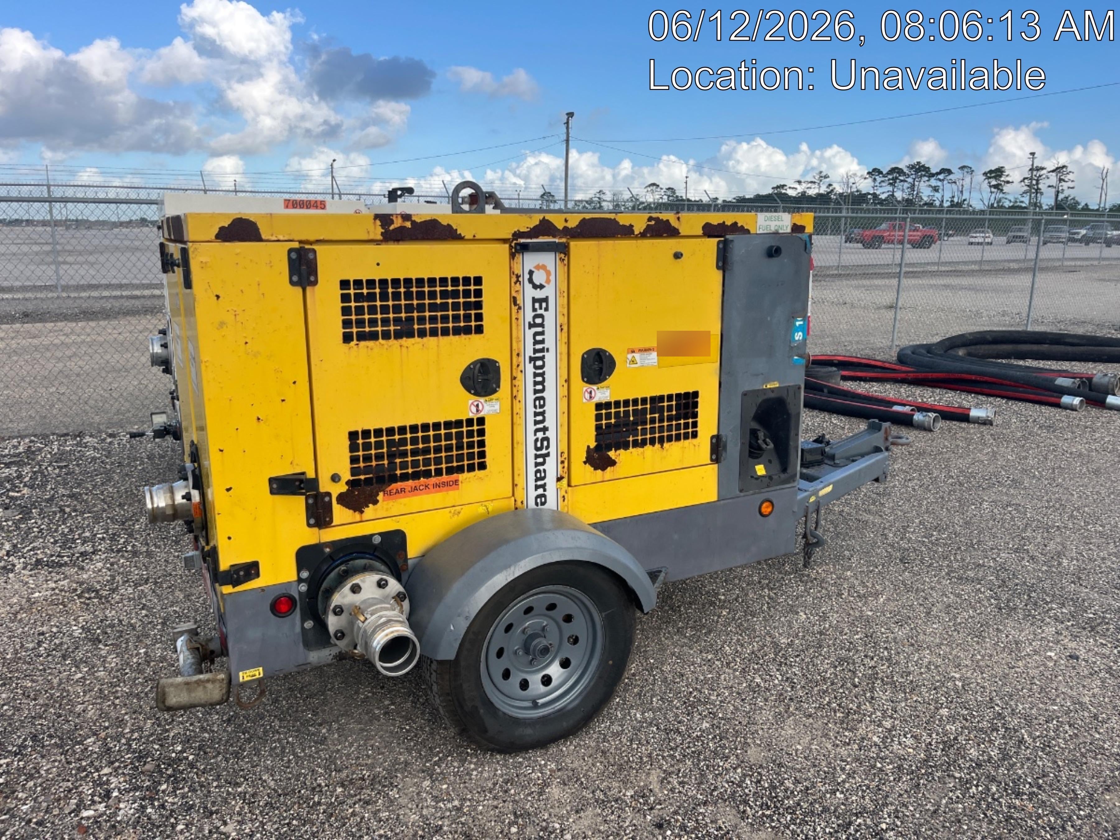 2020 ATLAS COPCO PAS 100 HF CS Enclosed