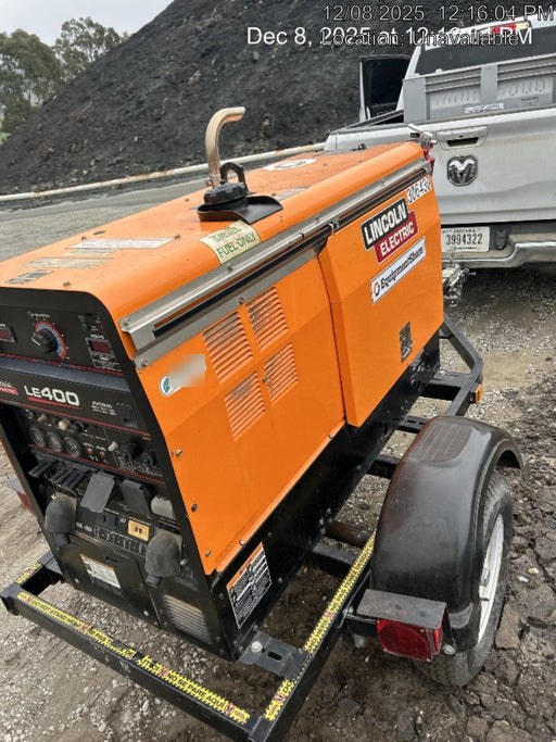 2023 Lincoln Electric LE400 Kubota V1505, Trlr, Cable Rack, Light Kit, ES Decals, T3