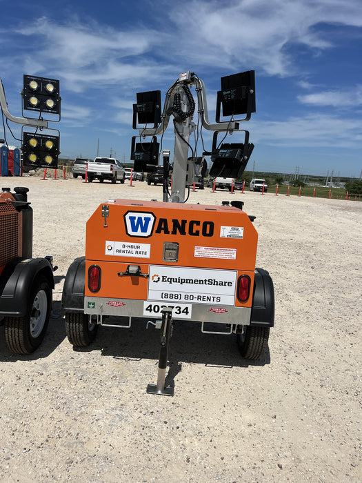 2024 Wanco WLTT-4MM4K Diesel, Deep Sea Controller, Shore Power Plug, Auto Start, (4) 350W LED Floodlights, 4kW Generator, 60 Gal Fuel Tank, 2" Ball, T3