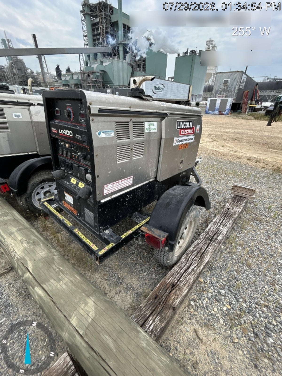 2024 Lincoln Electric LE400 Kubota V1505, Trlr, Cable Rack, Light Kit, ES Decals, T3