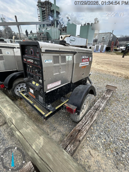 2024 Lincoln Electric LE400 Kubota V1505, Trlr, Cable Rack, Light Kit, ES Decals, T3