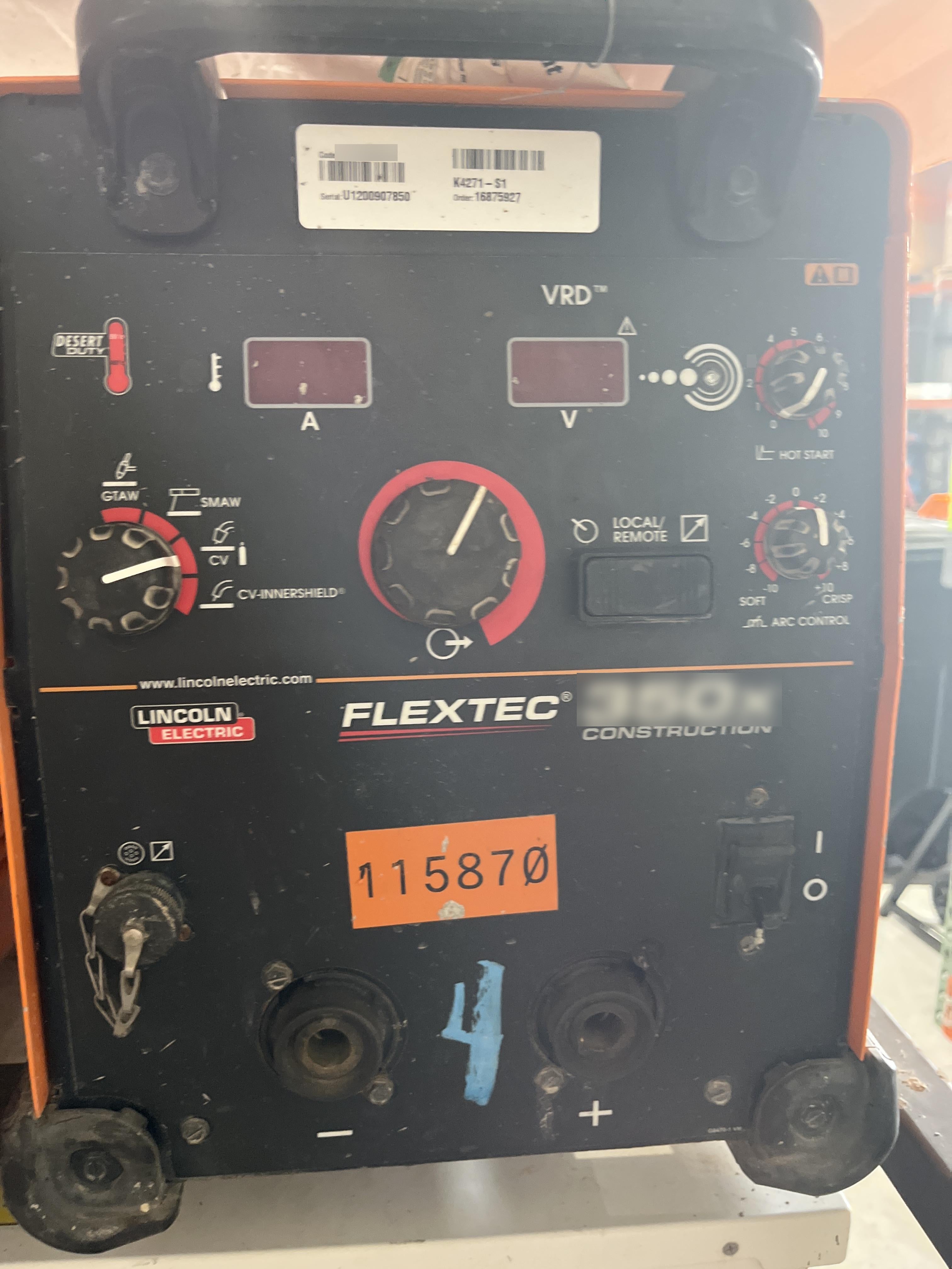 2020 LINCOLN ELECTRIC FLEXTEC 350X