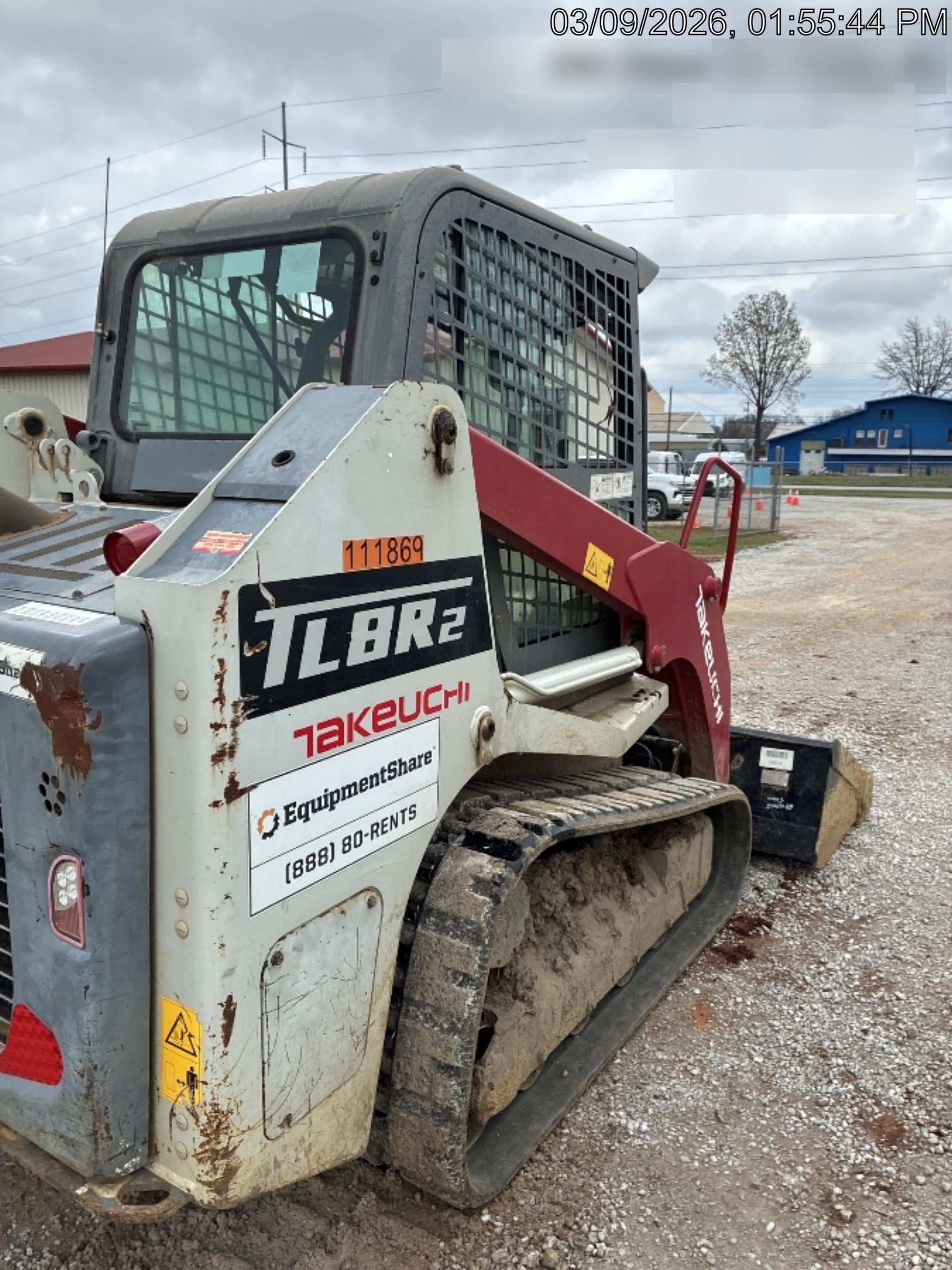 2020 Takeuchi TL8R2-CR Cab/Heat/Air, Hydraulic QC
