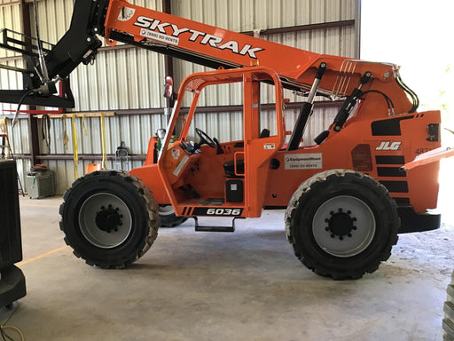 2019 Skytrak 6036 Canopy, Solid Tires, LED Work Lights, Beacon w/72" Carriage, 48" Pallet Forks