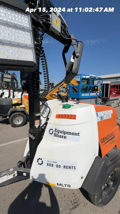 2023 Generac MLT2 Diesel, Flex Switch 120V Input, Powerzone Controller, (4) 320W LED Lights, 4kW Generator, 39.9 Gal Fuel Tank, 2" Ball, T3