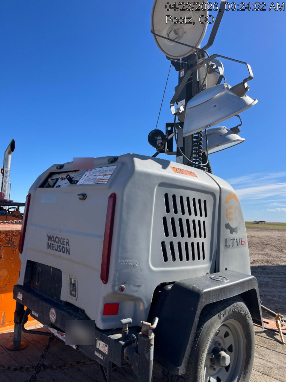 2018 Wacker Neuson LTV6L-MH Wacker Neuson LTV6L Mobile Light Tower w/Fuel Level Sensor Installed