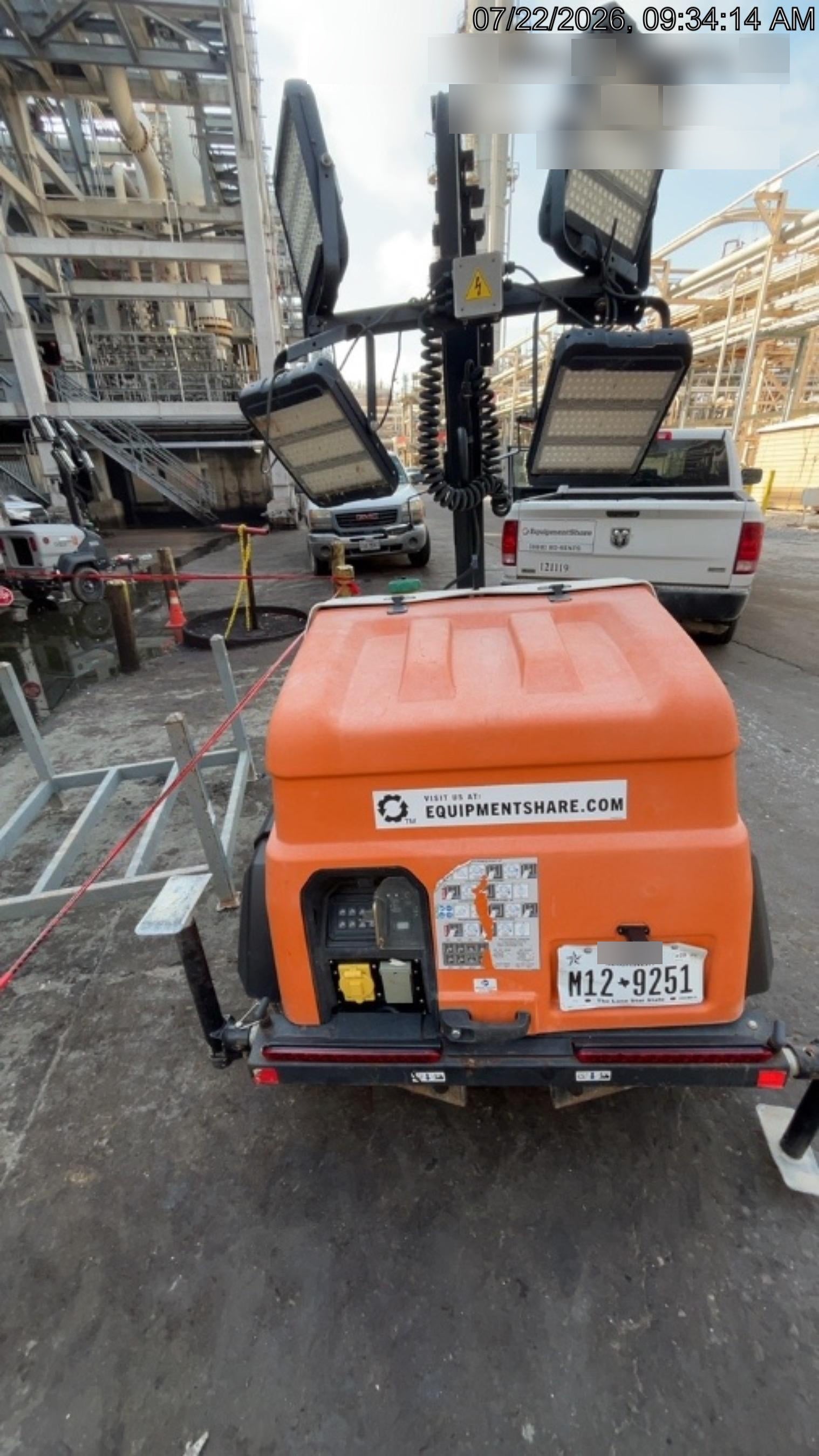 2023 Generac MLT2 Diesel, Flex Switch 120V Input, Powerzone Controller, 
(4) 320W LED Lights, 4kW Generator, 39.9 Gal Fuel Tank, 2" Ball, T3