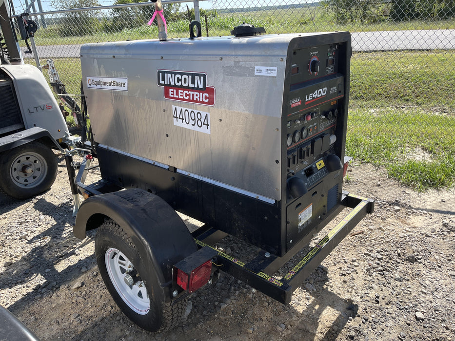 2024 Lincoln Electric LE400 Kubota V1505, Trlr, Cable Rack, Light Kit, ES Decals, T3
