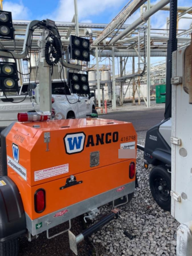 2024 Wanco WLTT-4MM4K Diesel, Deep Sea Controller, Shore Power Plug, Auto Start, (4) 350W LED Floodlights, 4kW Generator, 60 Gal Fuel Tank, 2" Ball, T3