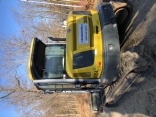 Wacker Neuson ET90 Cab, Long Dipperstick, Track, Bucket