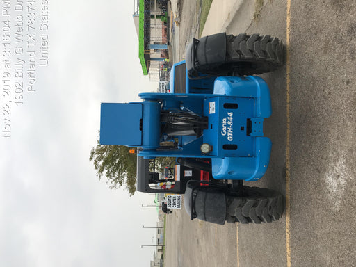 2018 Genie GTH-844 Genie GTH-844 w/ROPS, Work Lights, Solid Tires, RH Cab Mesh, Beacon, 60" Carriage and Forks