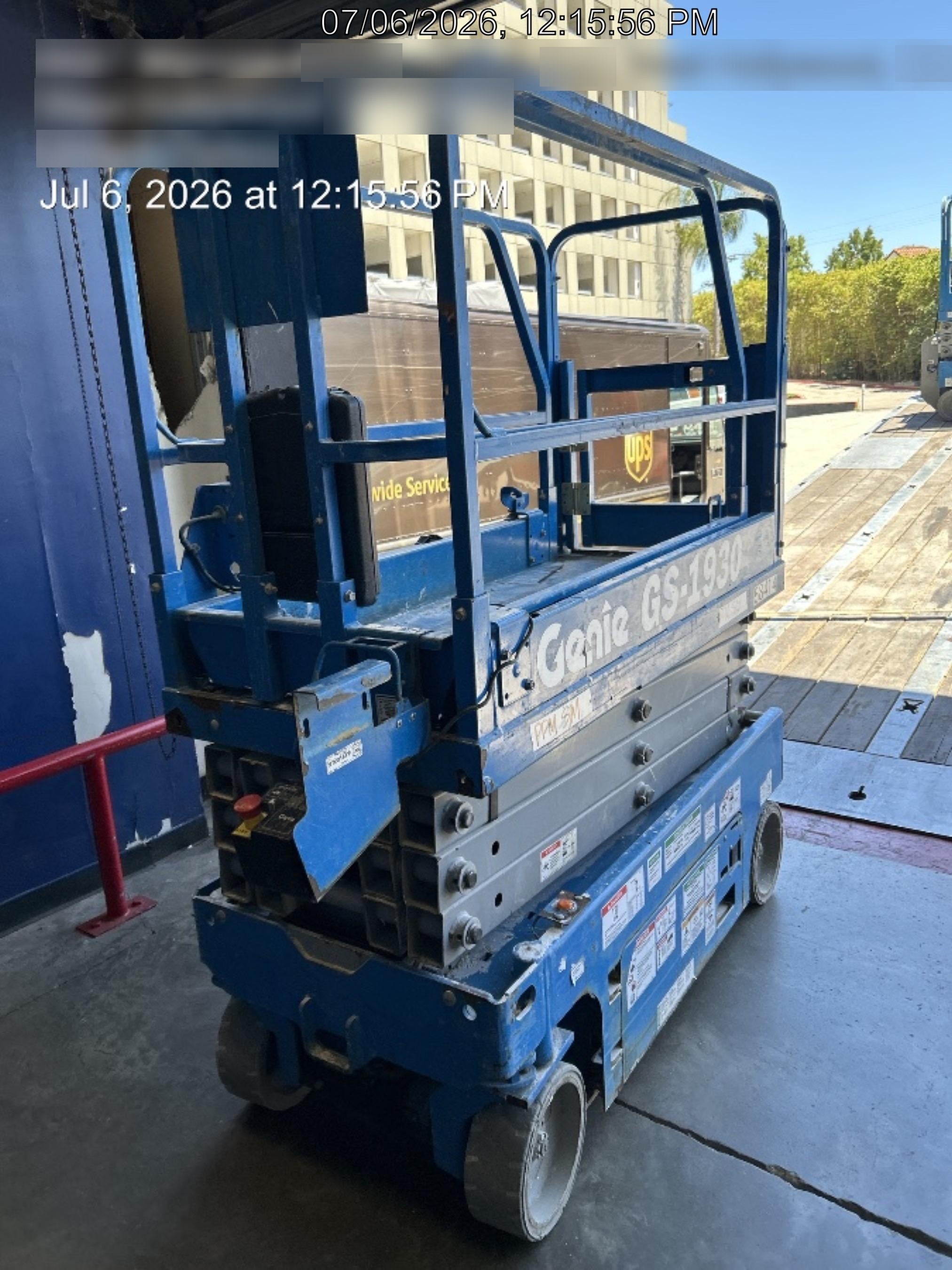2019 Genie GS-1930 Half Height Swing Gate, 800W Inverter