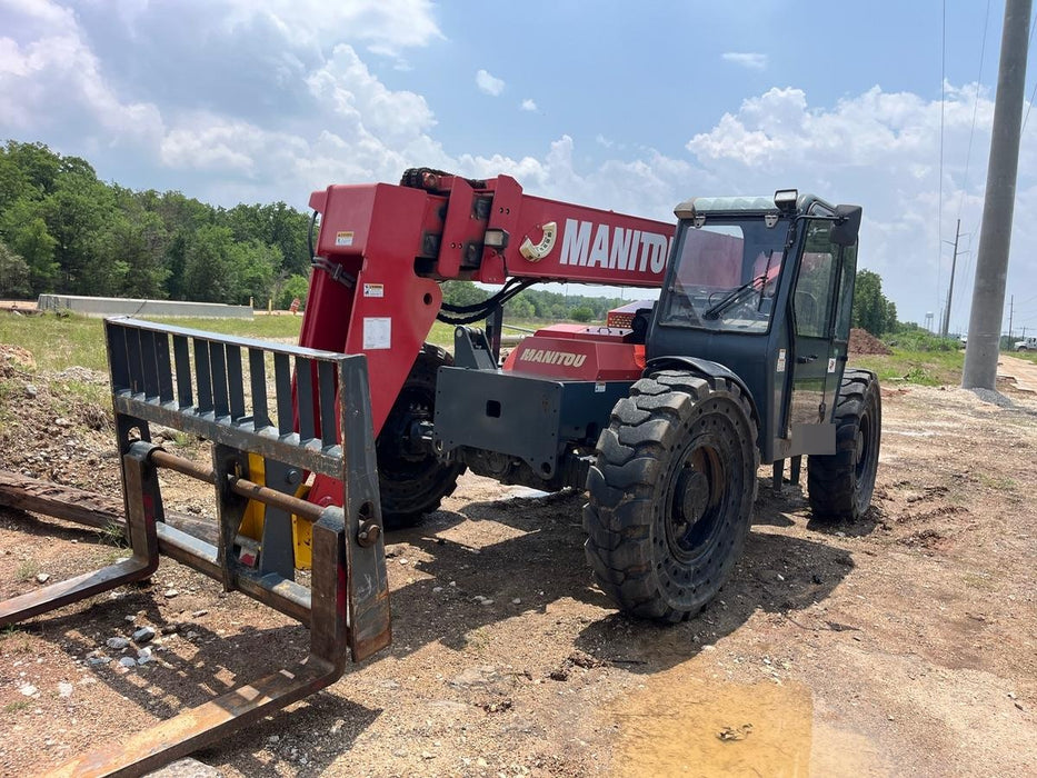 2018 Manitou 12042 Manitou MTA 12042 w/Cab/Heat/AC, Work Lights/Strobe, Aux Hyd, Solid Tires, Lift Hook, 66" Carriage, 72" Forks