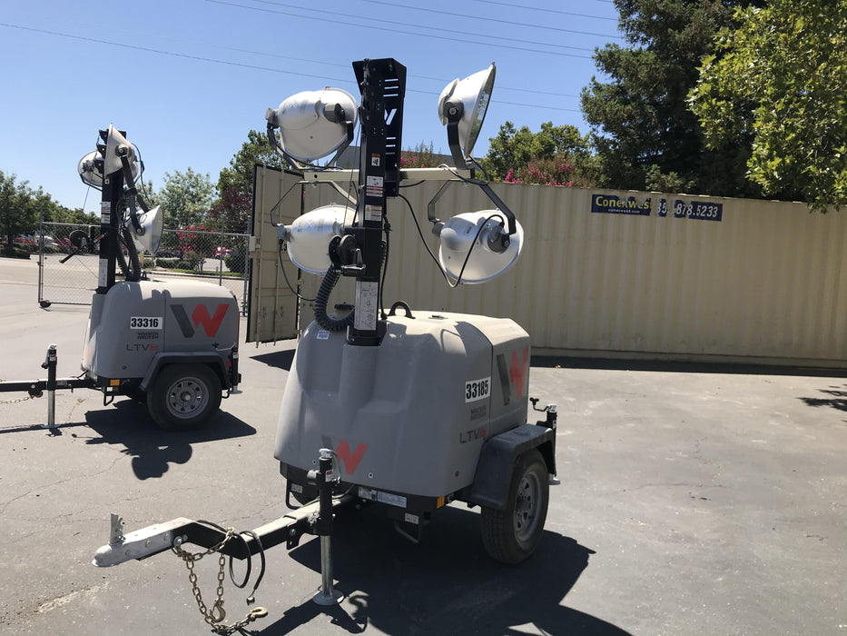 2019 Wacker Neuson LTV6L-MH Wacker Neuson LTV6L Mobile Light Tower w/Fuel Level Sensor Installed