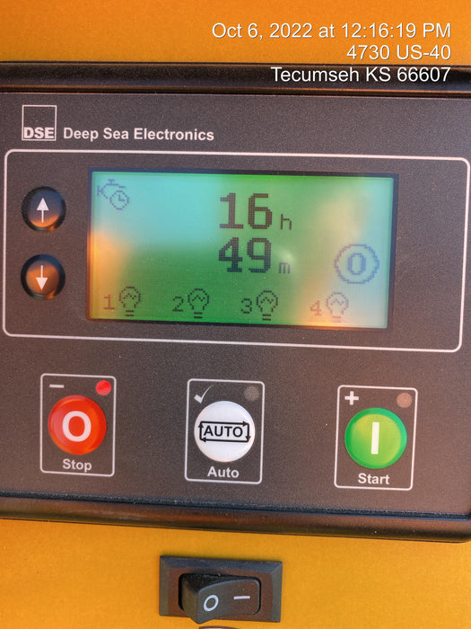 2022 Allmand NLV3GR (4) LED Light Fixture 350W, 23' Vertical Mast, 3kW Prime, Towable, ES Decals, T3